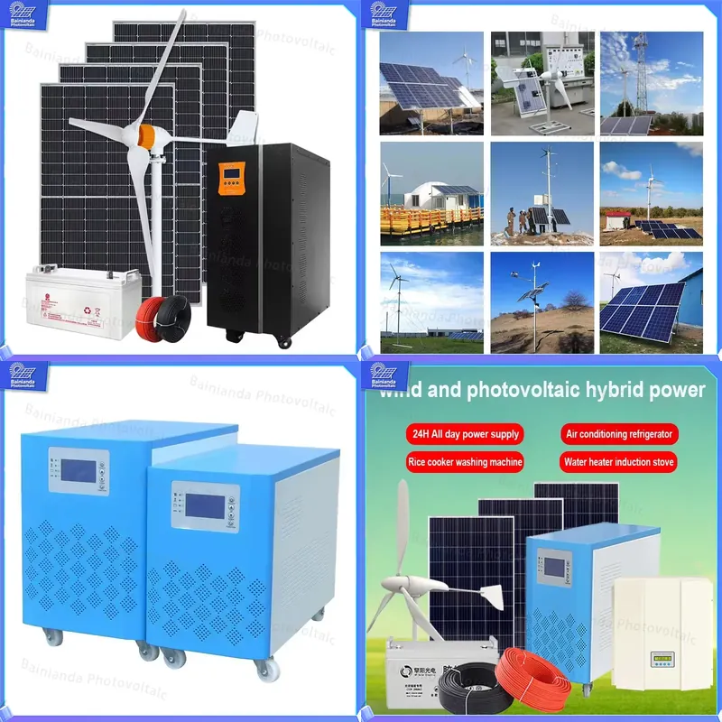 Renewable Energy Generation - 3KW 5KW 8KW Hibrit Rüzgar Güneş